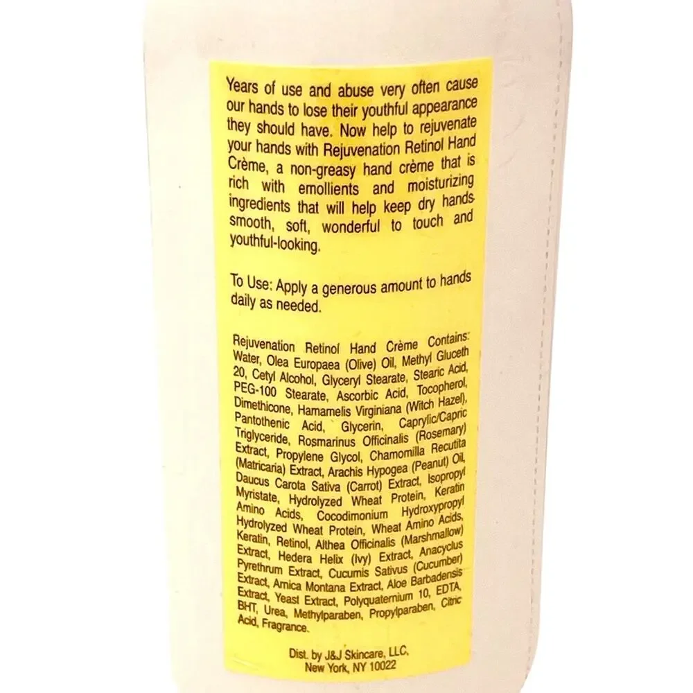Dr Jeannette Graf Rejuvenation Retinol Hand Cream 6oz